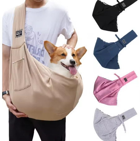 Croc’Balade – Sac bandoulière de transport pour petit chien et chat