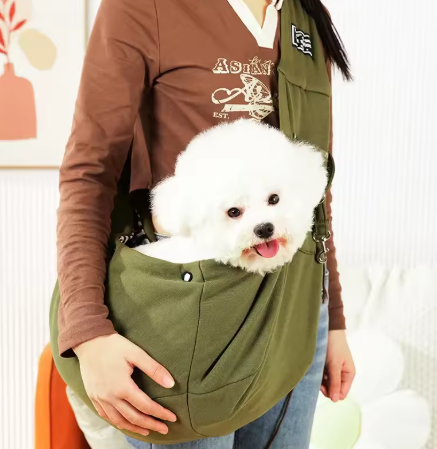 Croc’Balade – Sac bandoulière de transport pour petit chien et chat