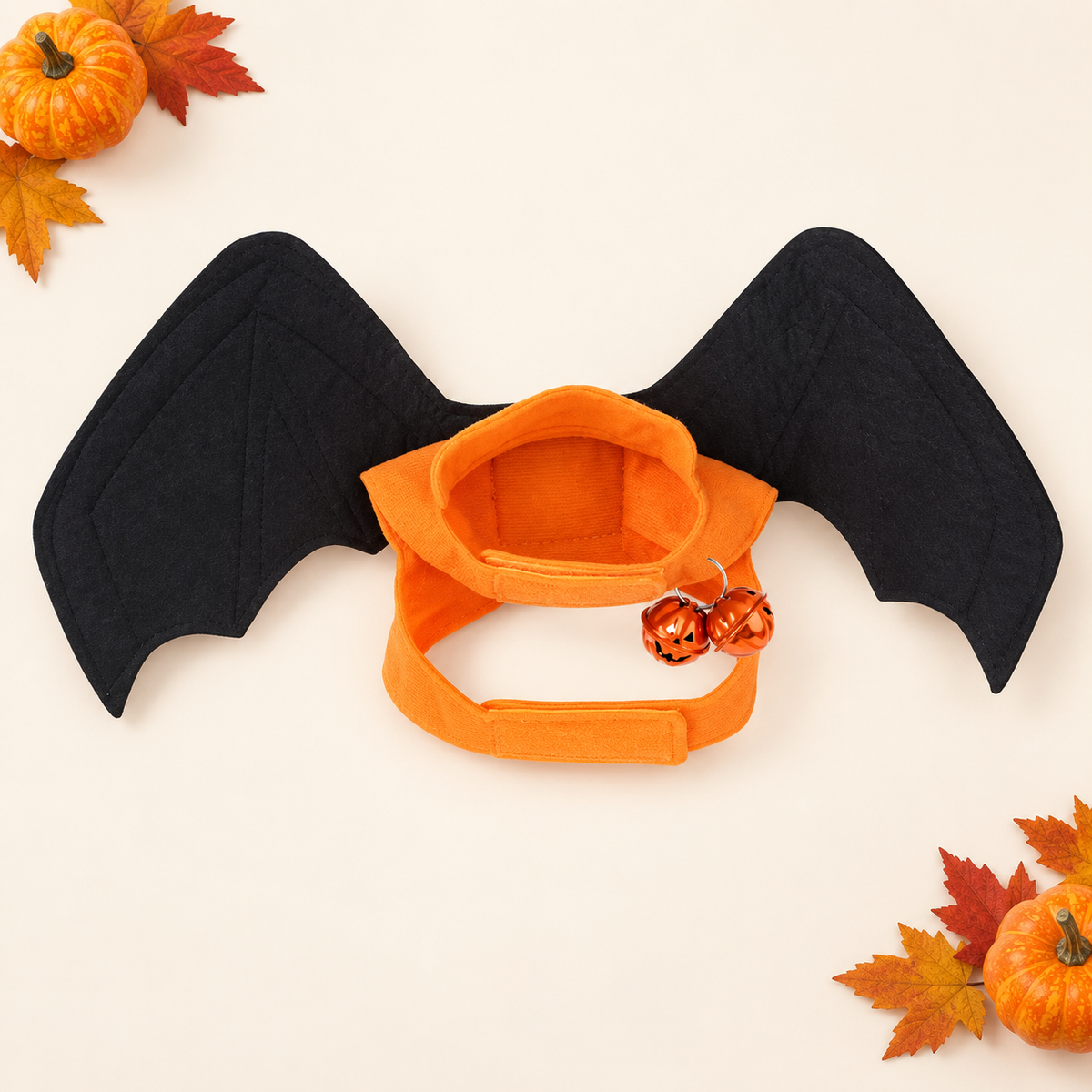 Halloween Cat & Dog Pet Bat Wings Costume Eco-Friendly Multicolor for Small Animals with Bells-For Summer/Winter/Spring