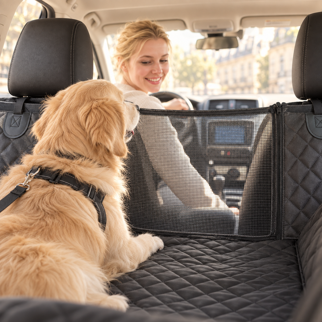 Croc-Route - Protection Banquette Voiture Chien