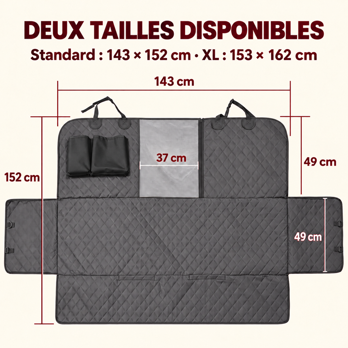 Croc-Route - Protection Banquette Voiture Chien