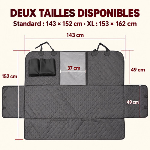 Croc-Route - Protection Banquette Voiture Chien