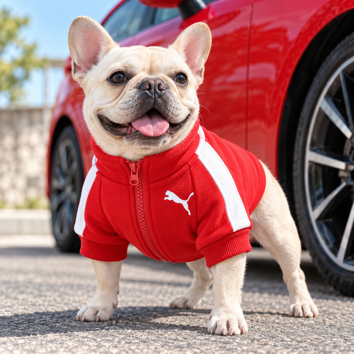 Le sweat Croc Club — Veste zippée sport & confort pour chien