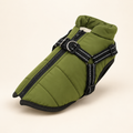 Doudoune Croc’Chaud – Manteau imperméable avec harnais intégré pour chien