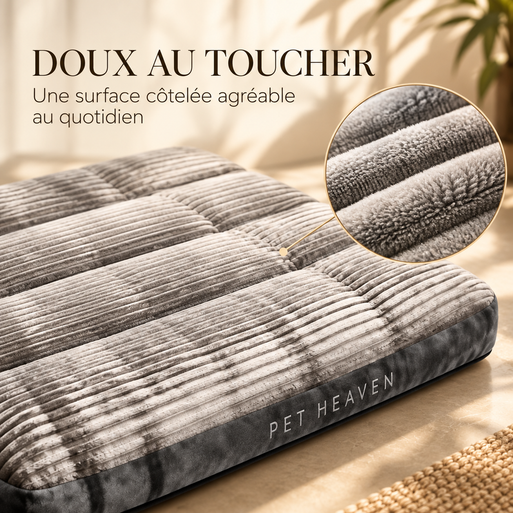 Croc’Dodo – Matelas moelleux et déhoussable pour chien