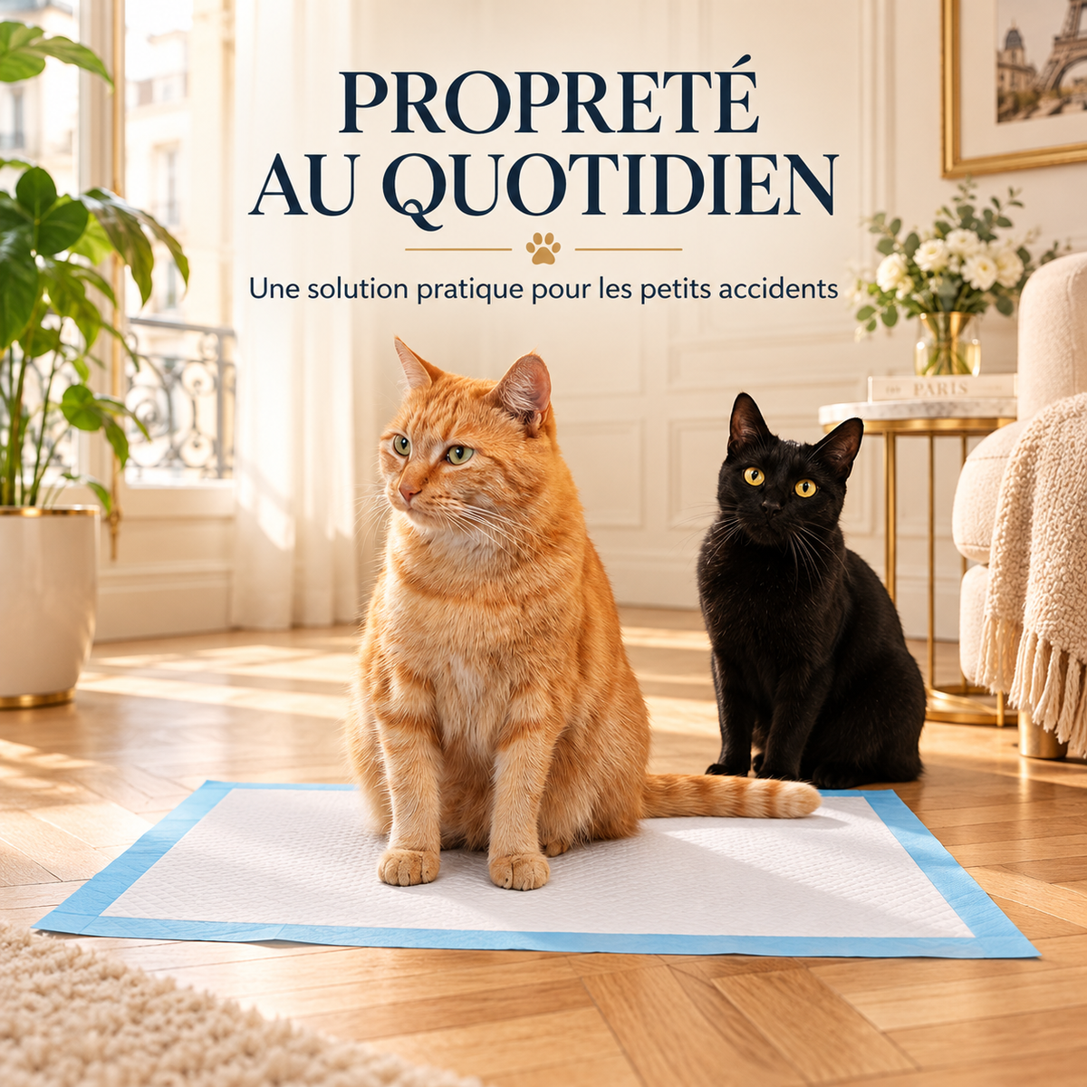 Croc’Propre – Tapis absorbant éducateur pour chien et chat