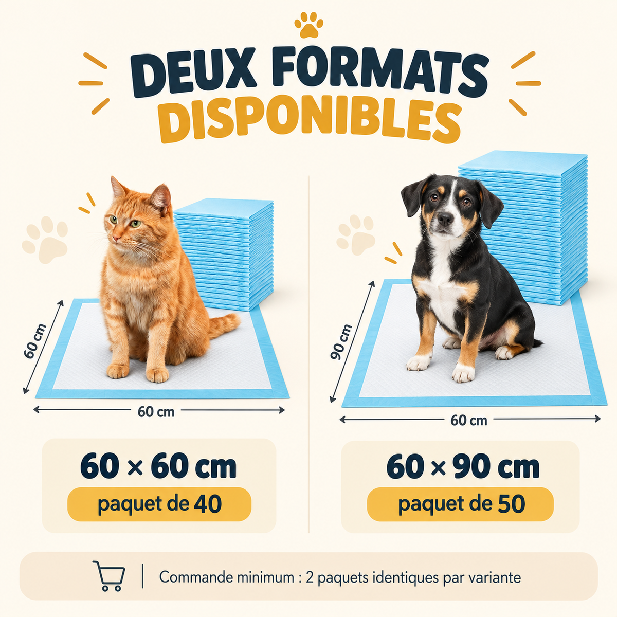 Croc’Propre – Tapis absorbant éducateur pour chien et chat