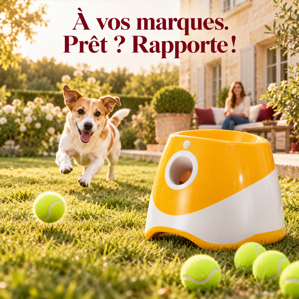 Croc & Rapporte — Le lanceur automatique de balles pour chien