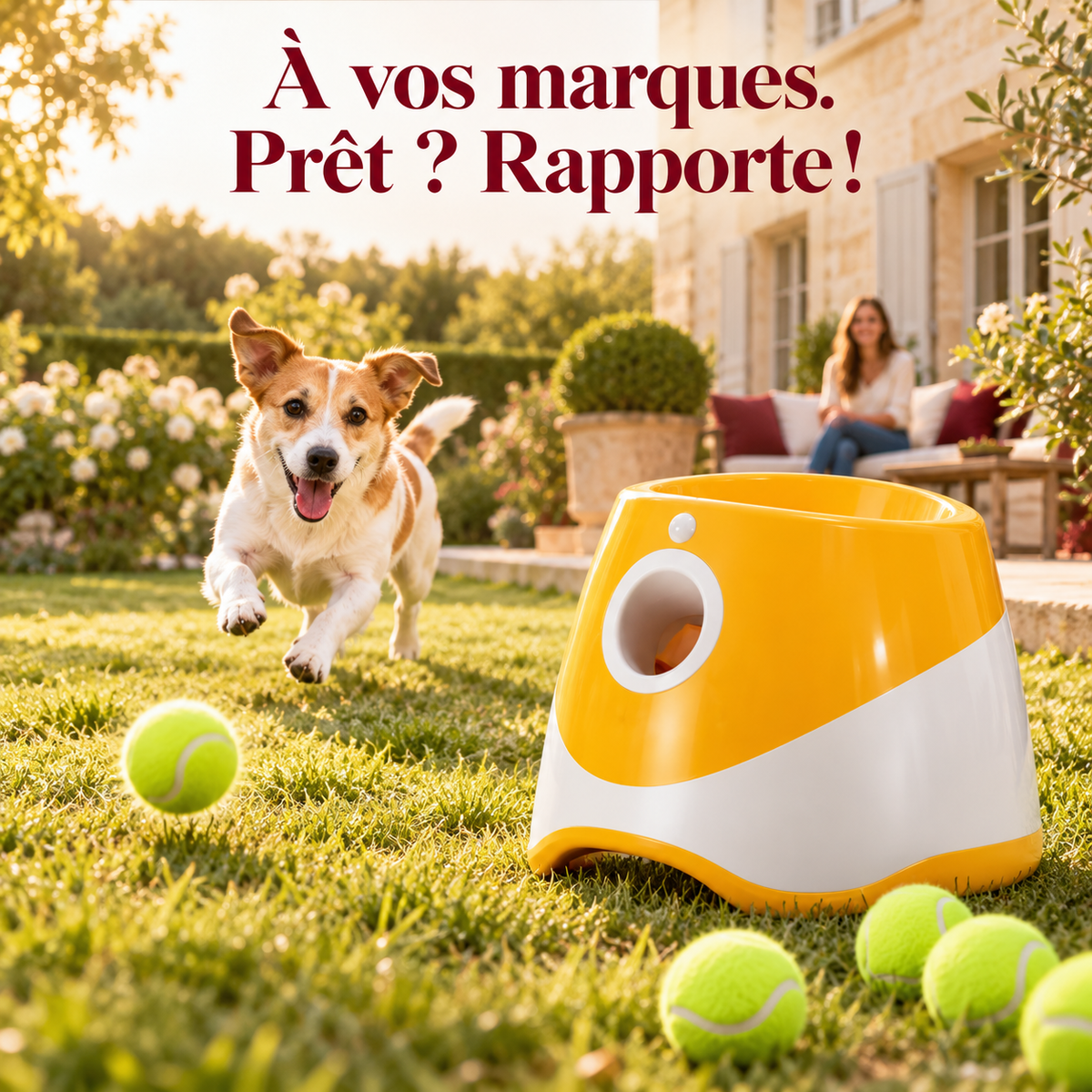 Croc & Rapporte — Le lanceur automatique de balles pour chien