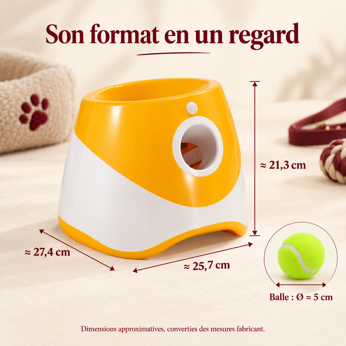 Croc & Rapporte — Le lanceur automatique de balles pour chien