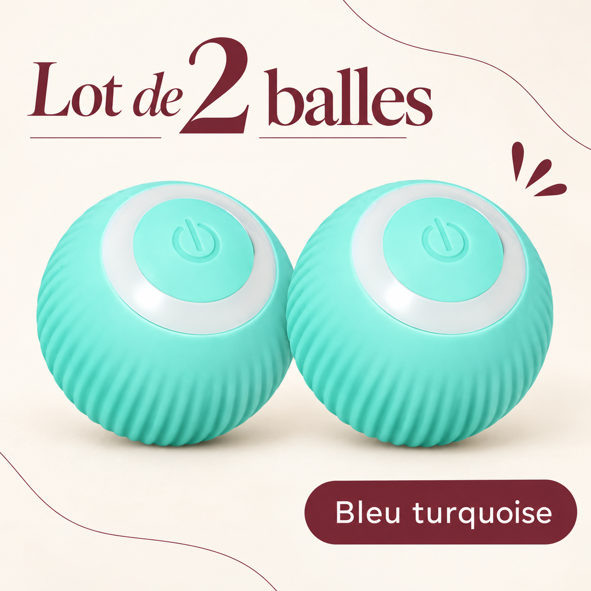 La Balle Folle - Balle Interactive pour Chat