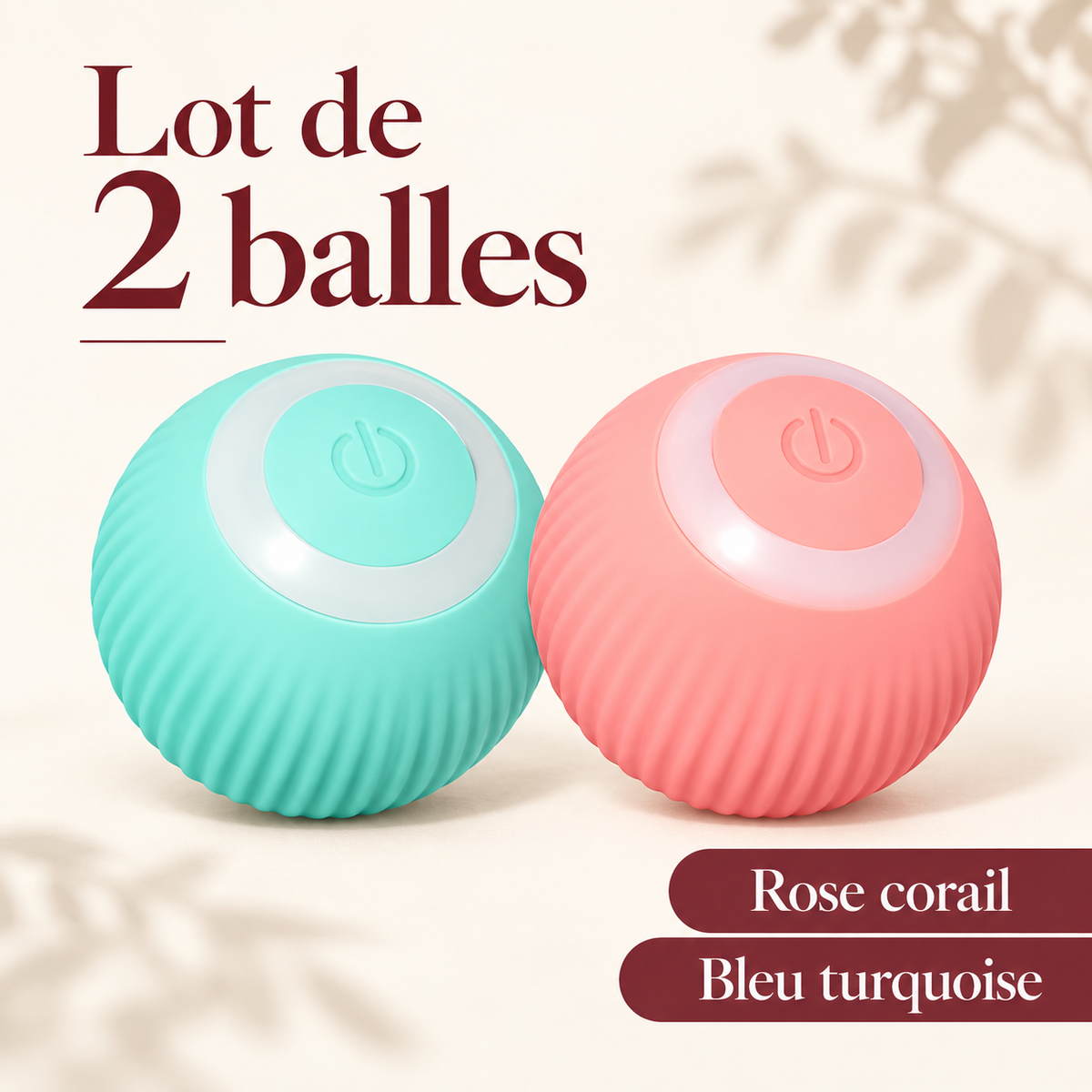 La Balle Folle - Balle Interactive pour Chat